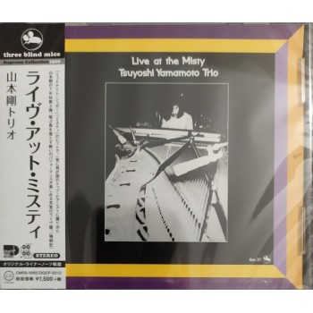 Tsuyoshi Yamamoto Trio ‎– Live At Misty OBI (CMRS-0065, Three Blind Mice ‎– TBM-37) NEW(Sealed) ( CD )