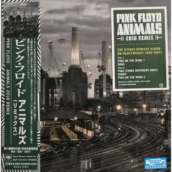 Pink Floyd – Animals (2018 Remix) OBI ( Sony Records Int'l, Pink Floyd Records – SIJP-124, PFRLP28, 19075876851) Ltd 180g ( LP )
