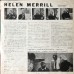 Helen Merrill ‎– Helen Merrill (Emarcy ‎– MG-36006, Mercury ‎– SFX-10503) MONO 1983  ( LP )